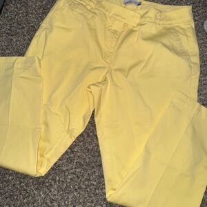 Yellow LL Bean Chino Pants